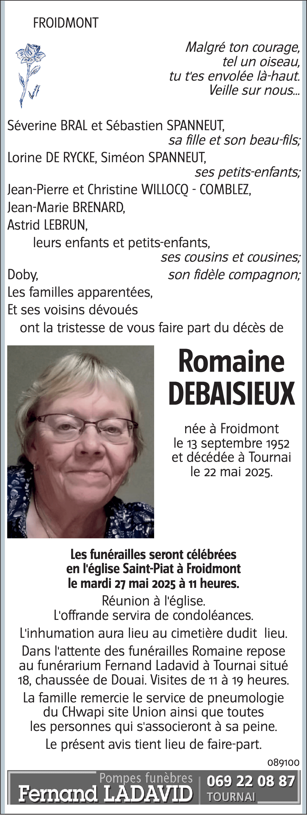 Romaine DEBAISIEUX