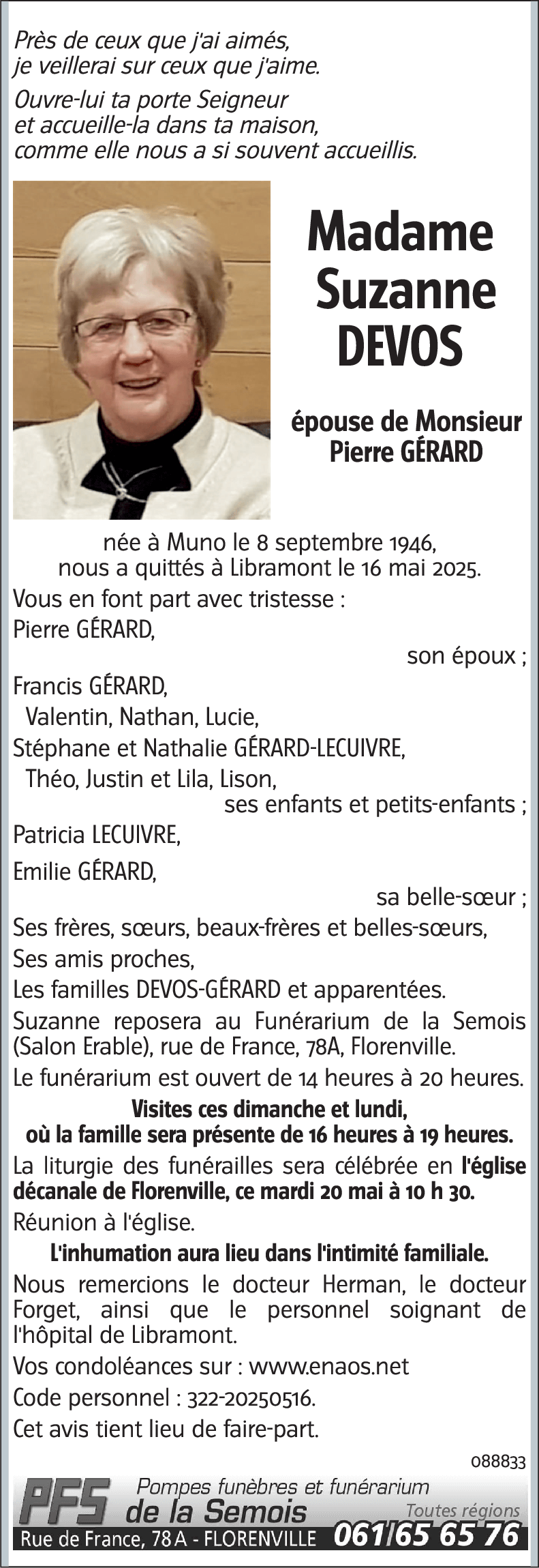 Suzanne DEVOS