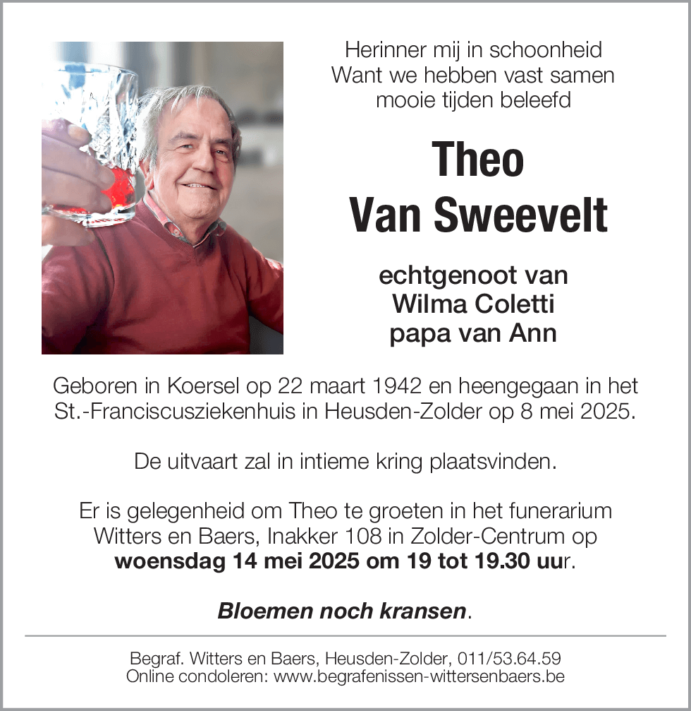 Theo Van Sweevelt
