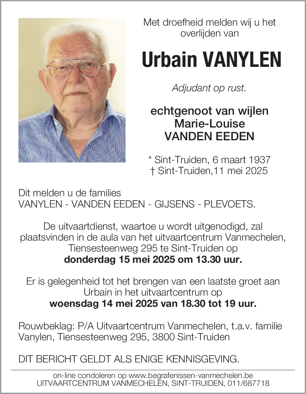 Urbain Vanylen