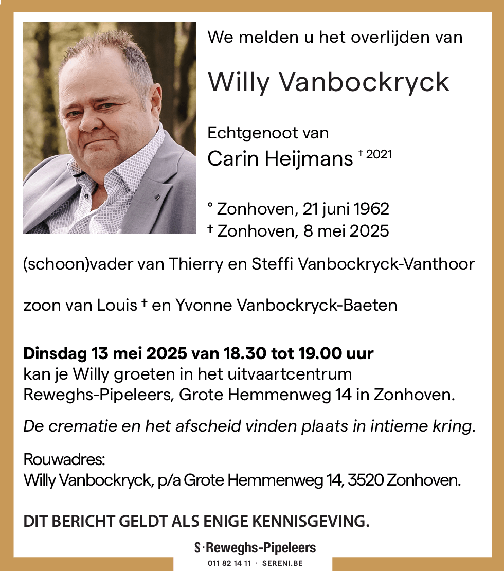Willy Vanbockryck