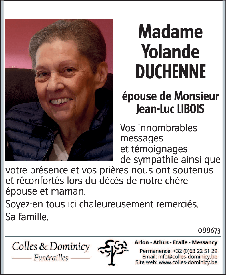 Yolande DUCHENNE