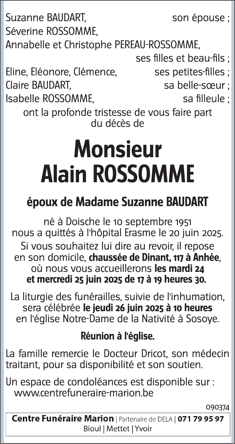 Alain ROSSOMME