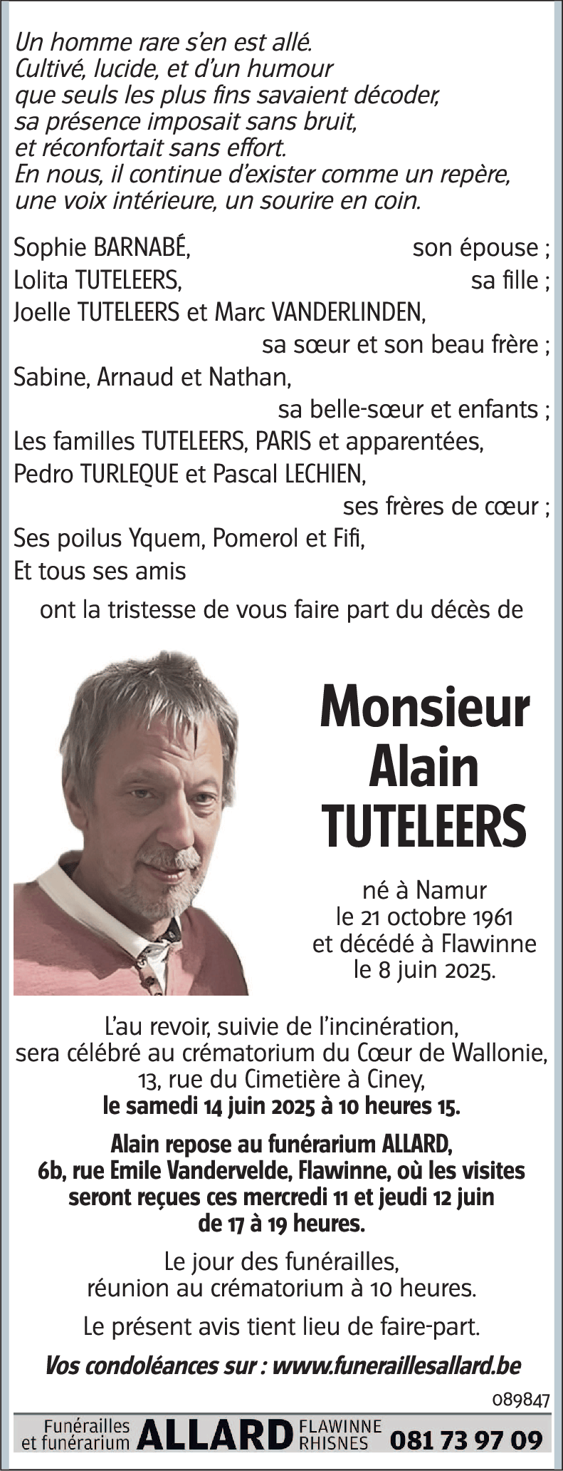 Alain TUTELEERS