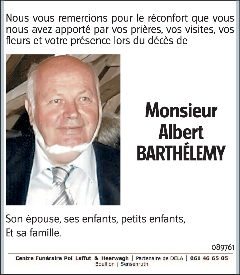 Albert BARTHÉLEMY