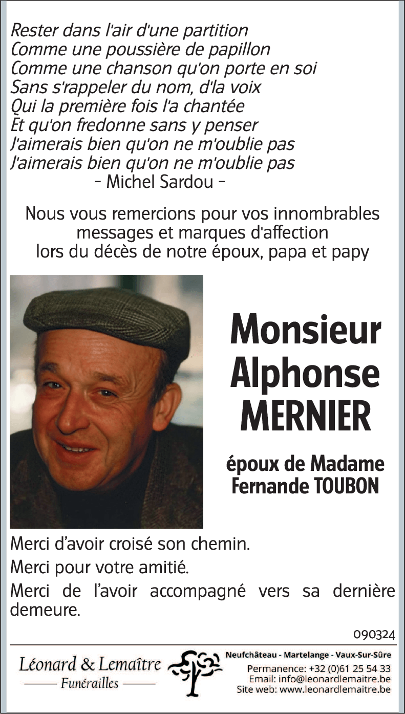Alphonse MERNIER
