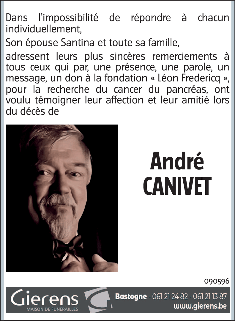 André CANIVET