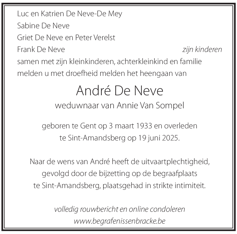André De Neve
