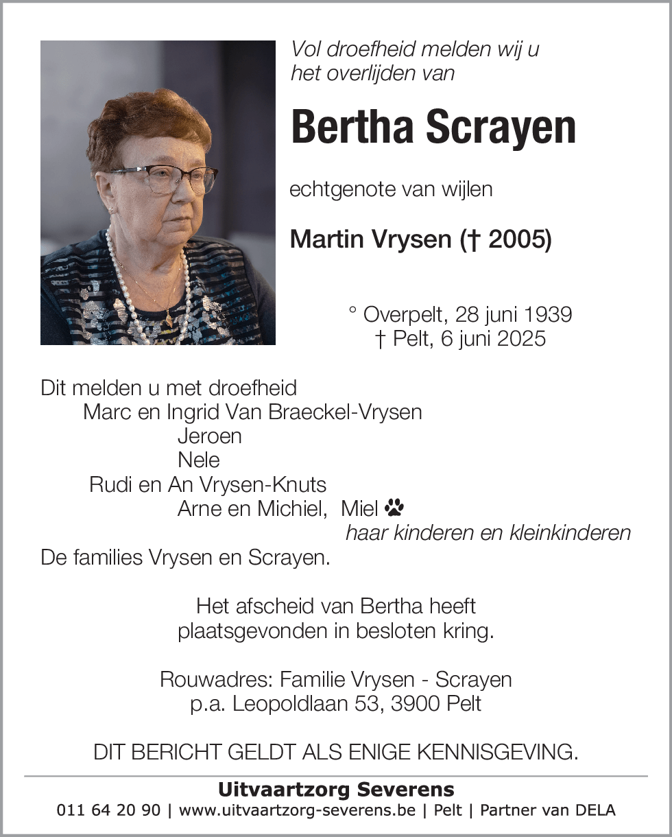 Bertha Scrayen