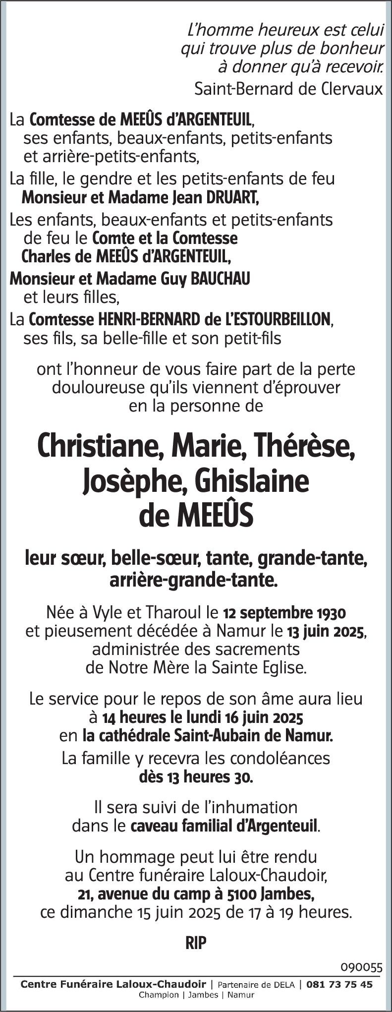 Christiane de MEEÛS