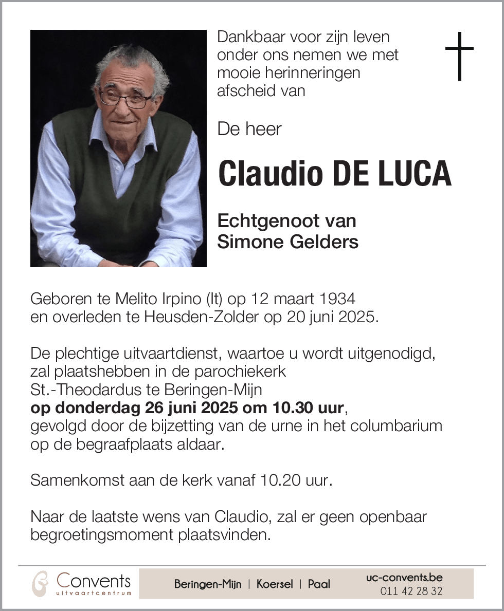 Claudio De Luca