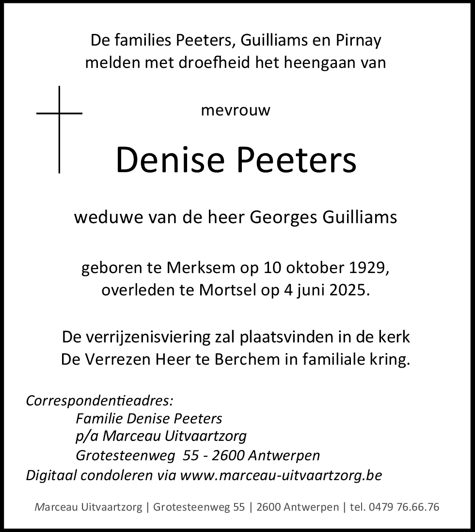 DENISE PEETERS