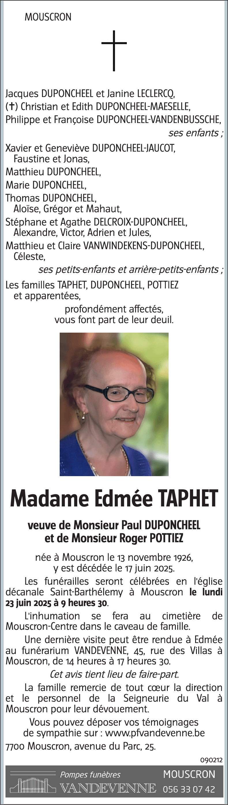 Edmée TAPHET