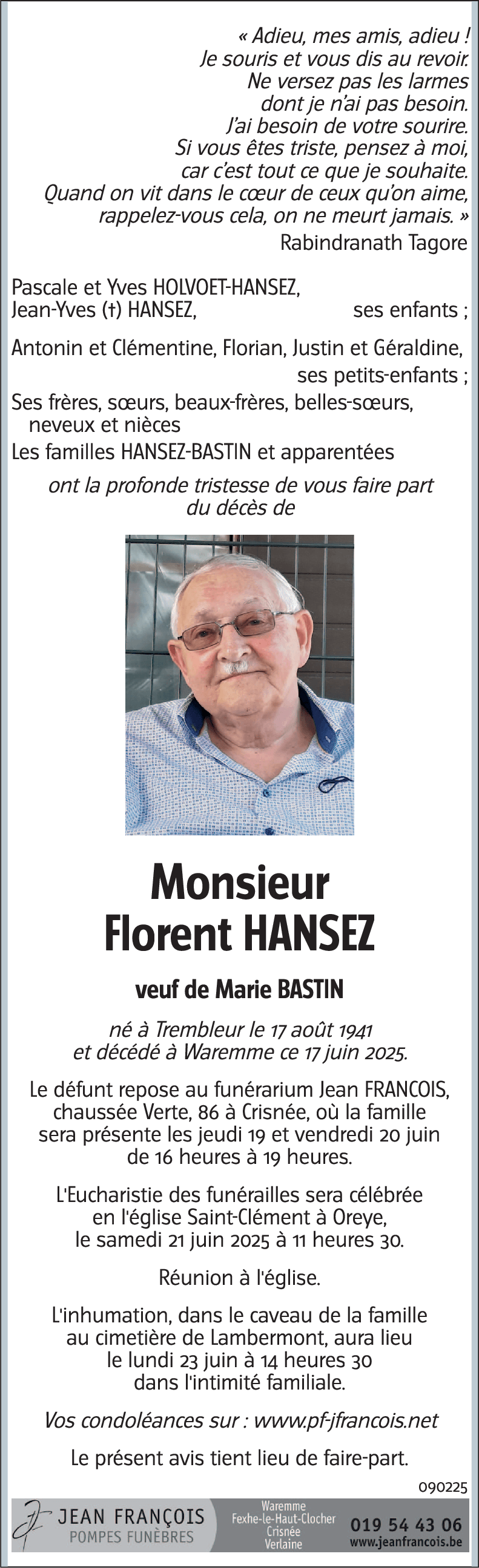 Florent HANSEZ