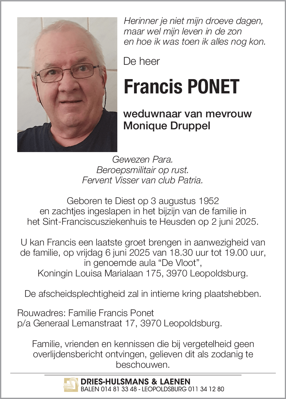 Francis Ponet