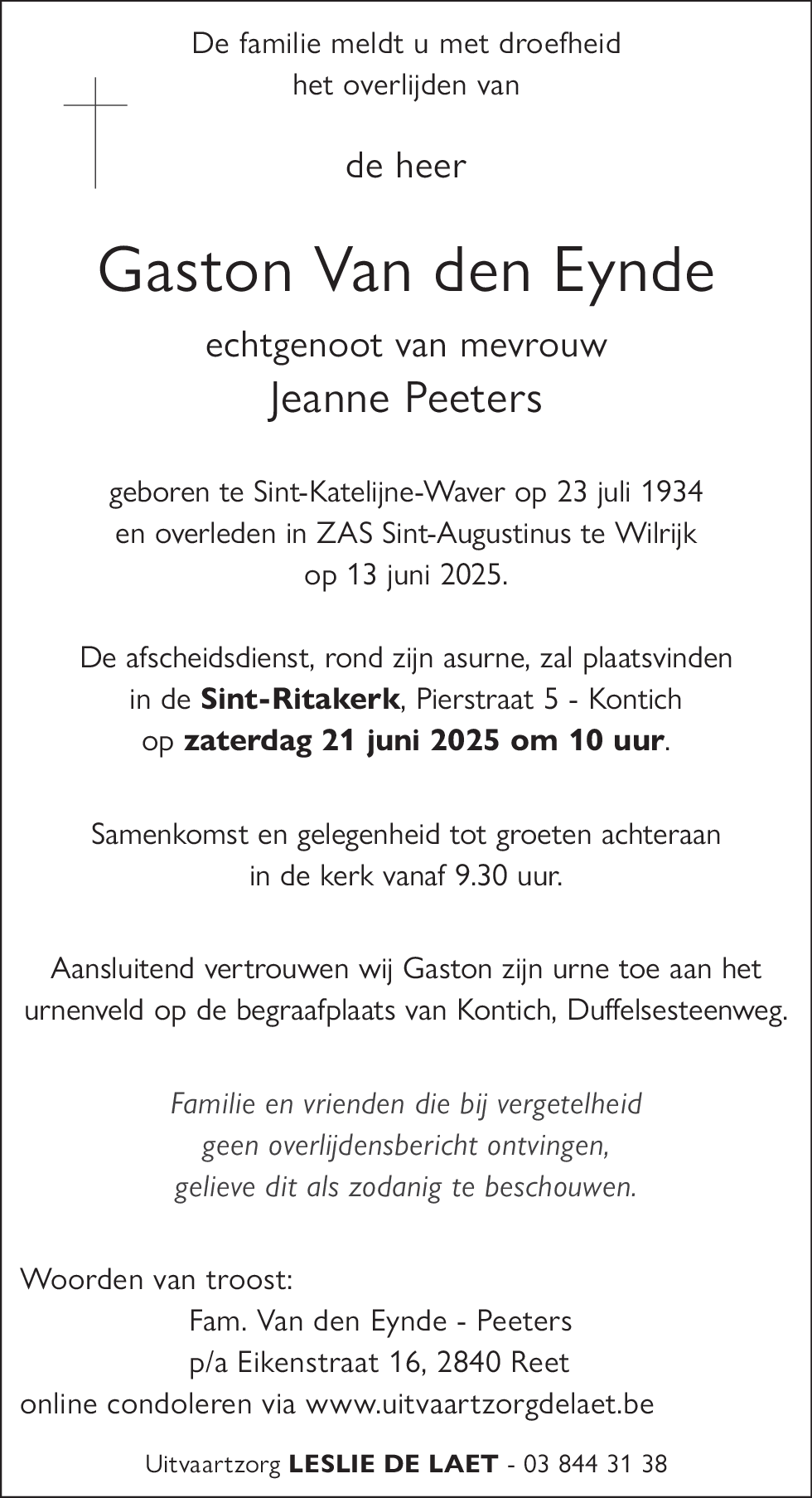 Gaston Van den Eynde