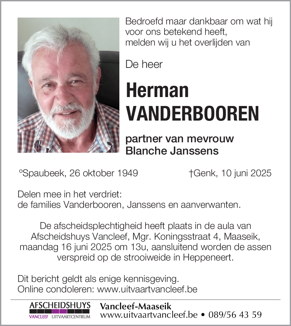 Herman Vanderbooren