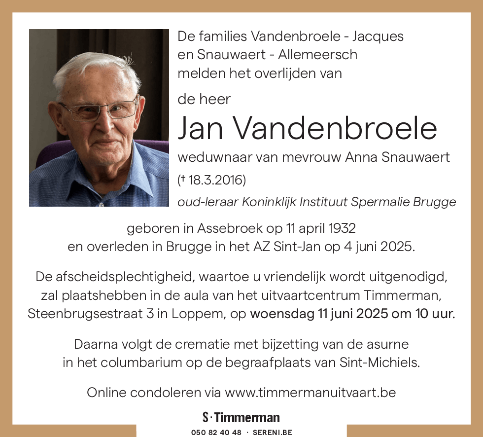Jan Vandenbroele