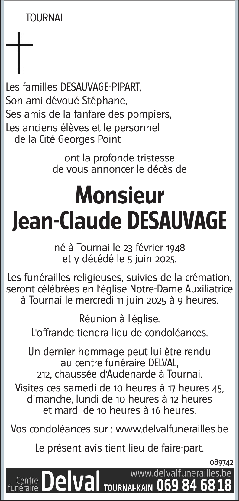 Jean-Claude DESAUVAGE