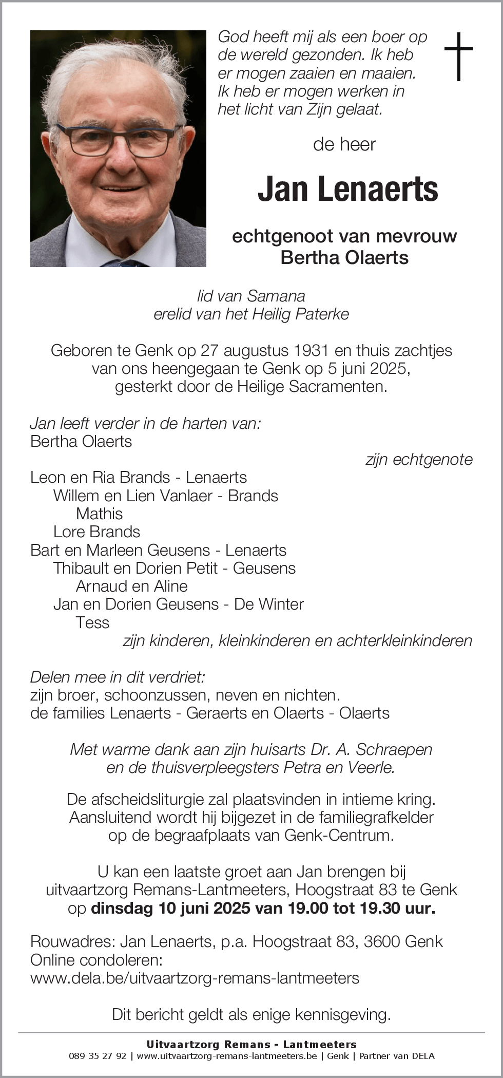 Joannes Lenaerts