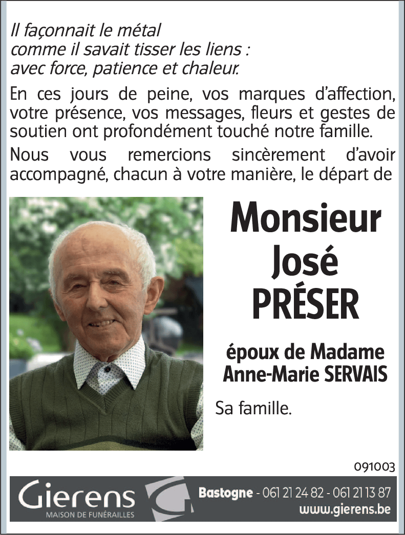 José PRÉSER