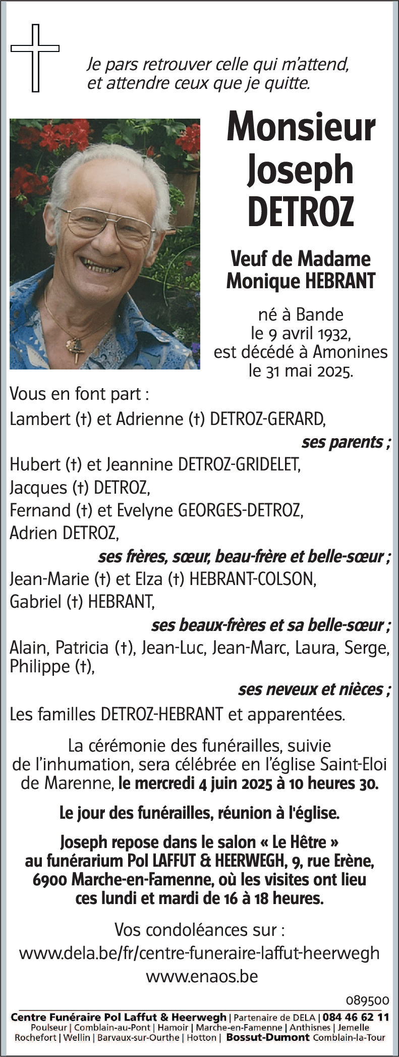 Joseph DETROZ