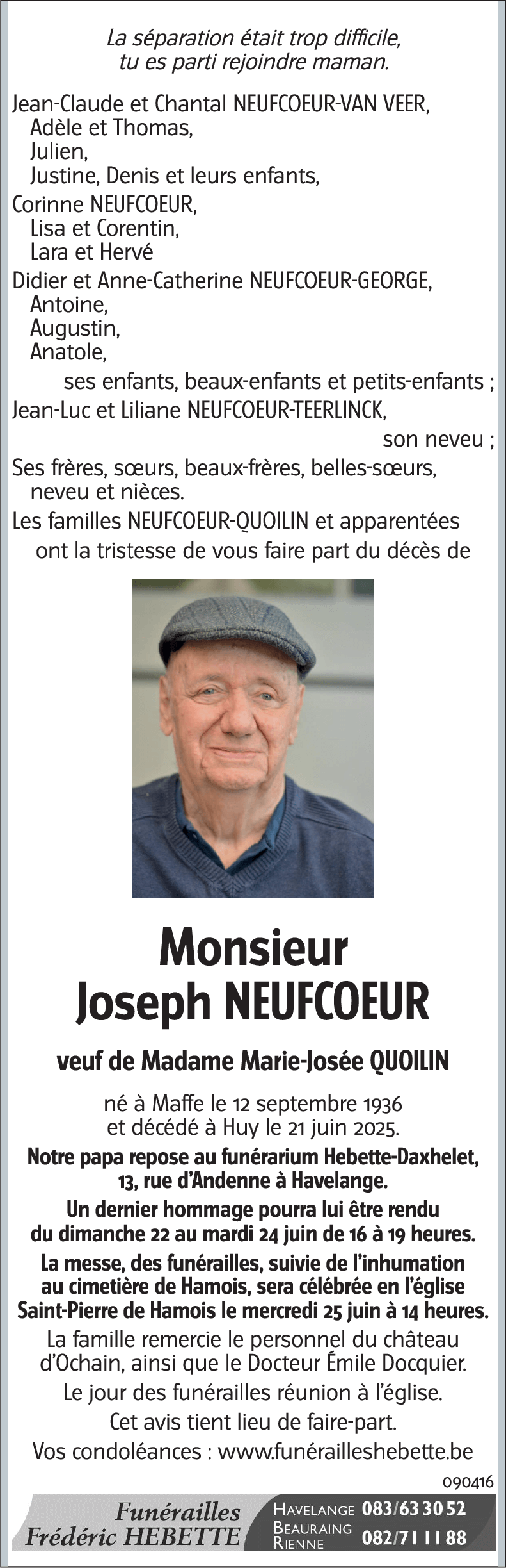 Joseph Neufcoeur