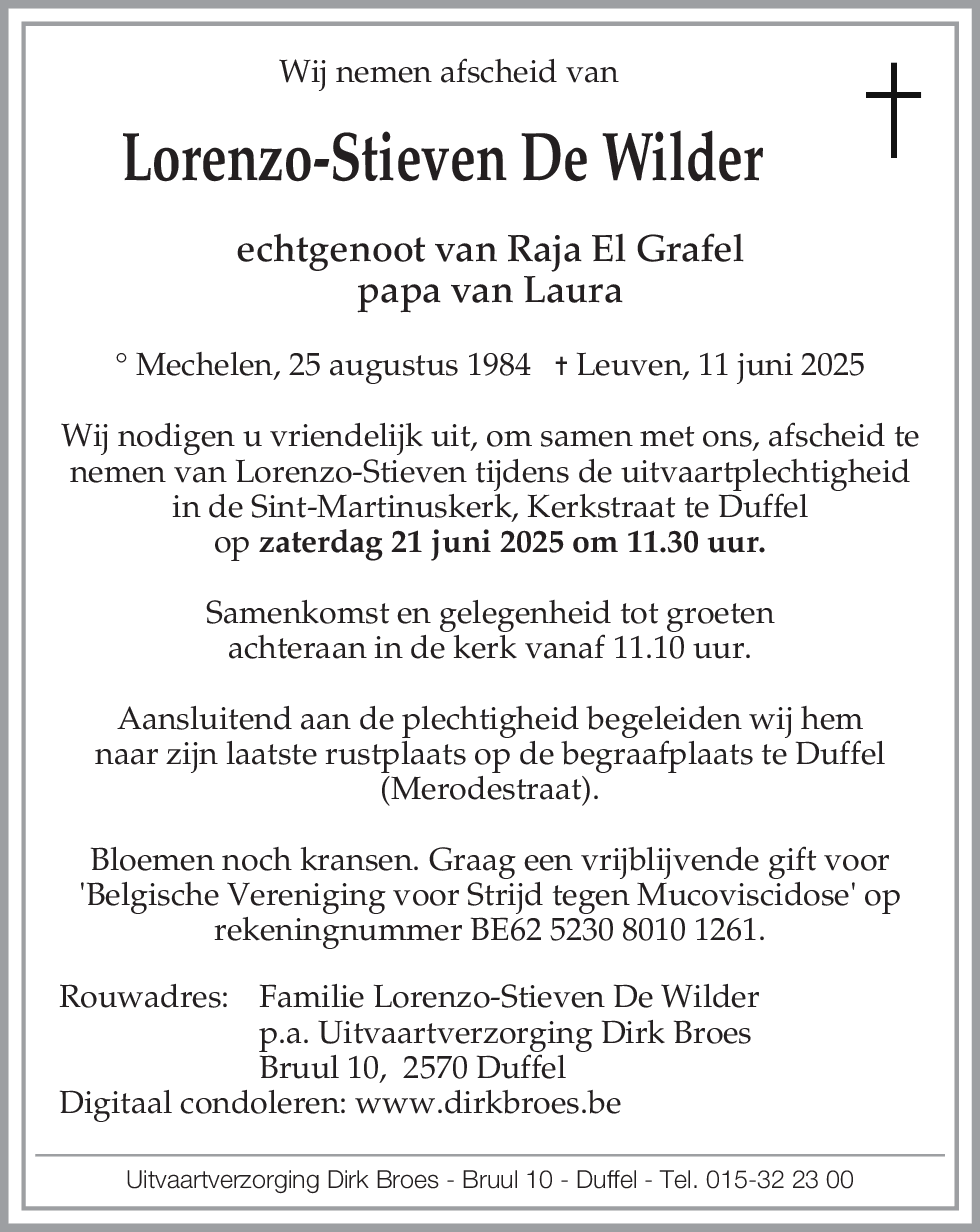 Lorenzo Steven De Wilder
