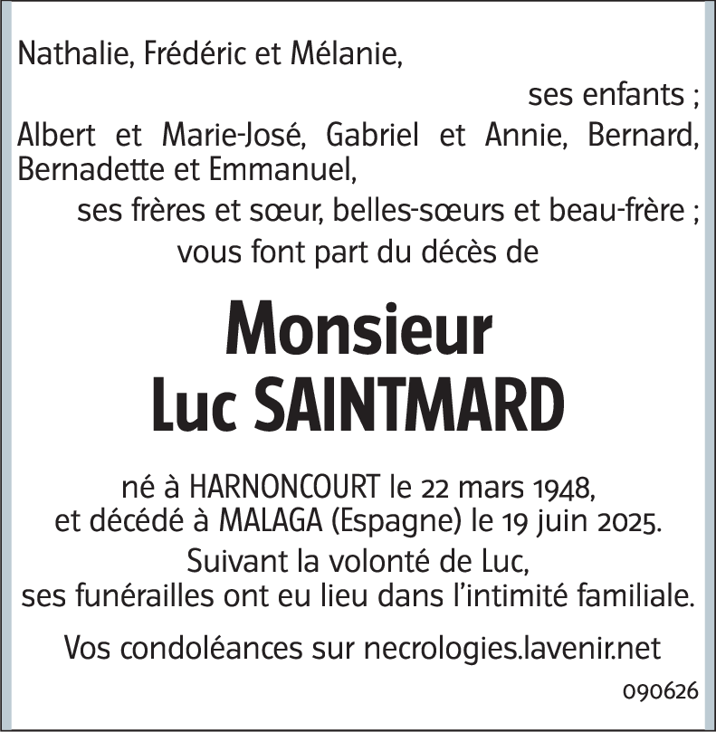 Luc SAINTMARD
