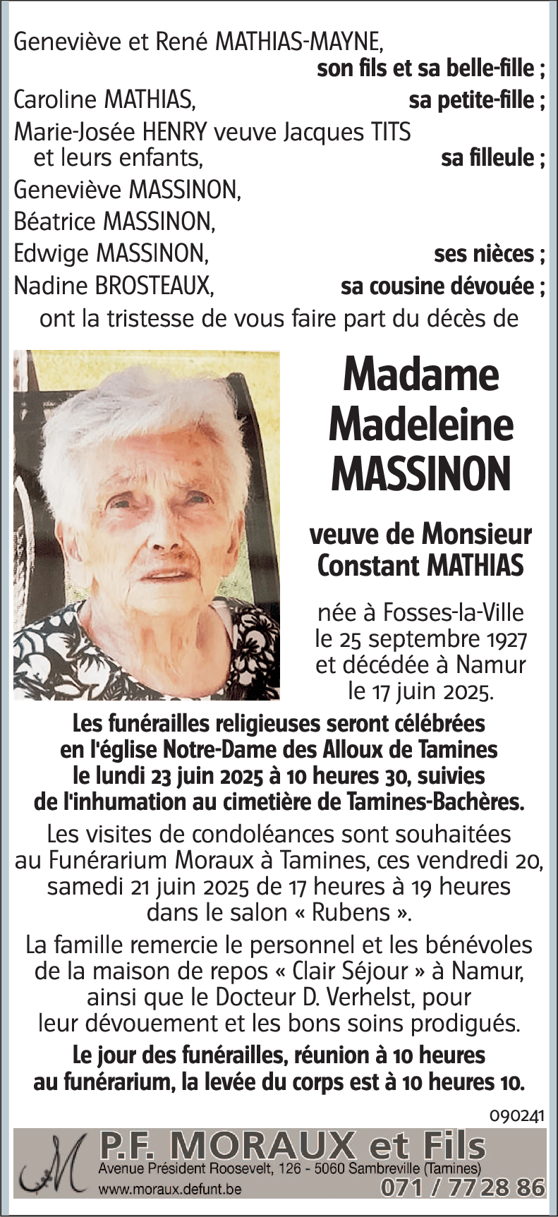 Madeleine MASSINON