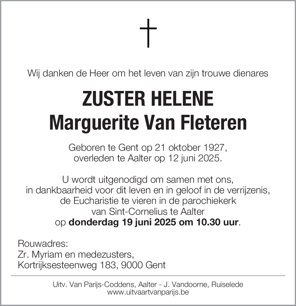 Marguerite Van Fleteren