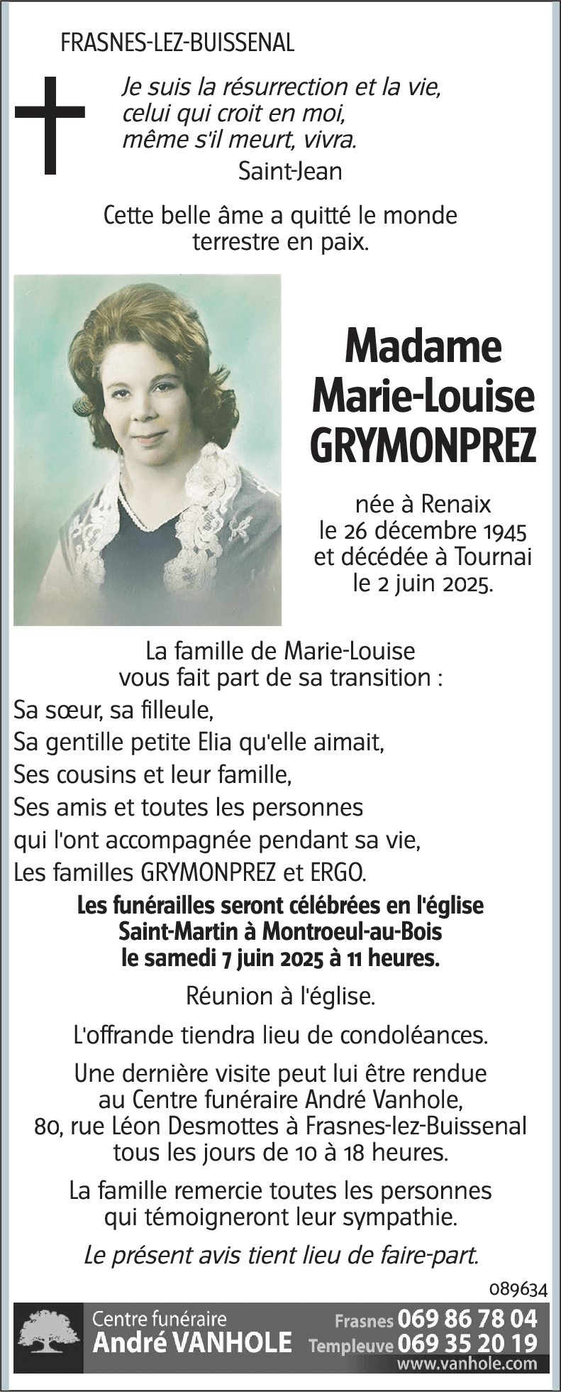 Marie-Louise GRYMONPREZ