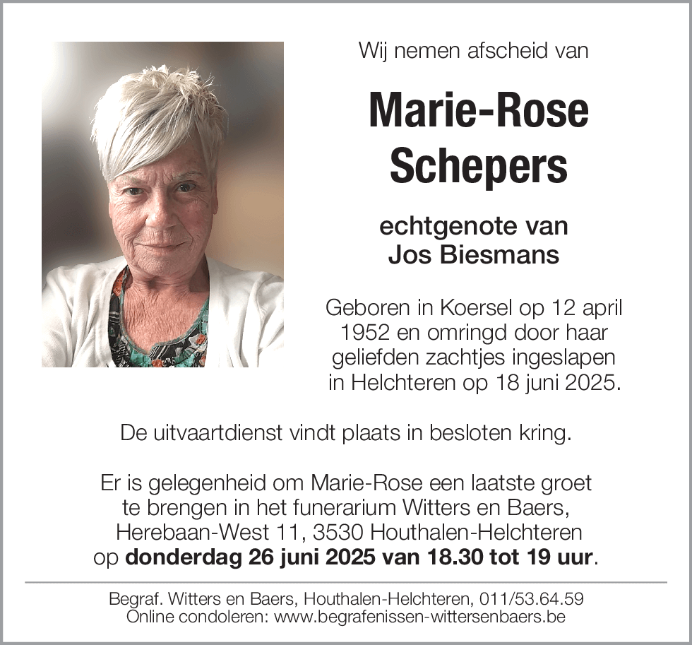 Marie-Rose Schepers