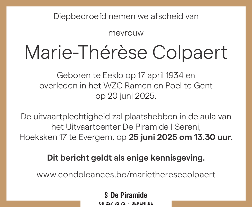 Marie Therese Colpaert