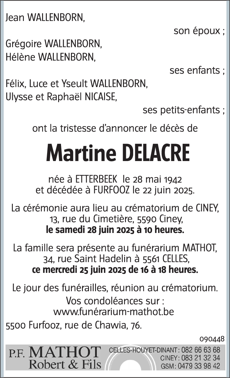 Martine DELACRE