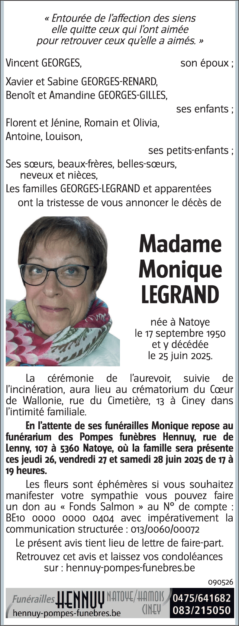 Monique LEGRAND