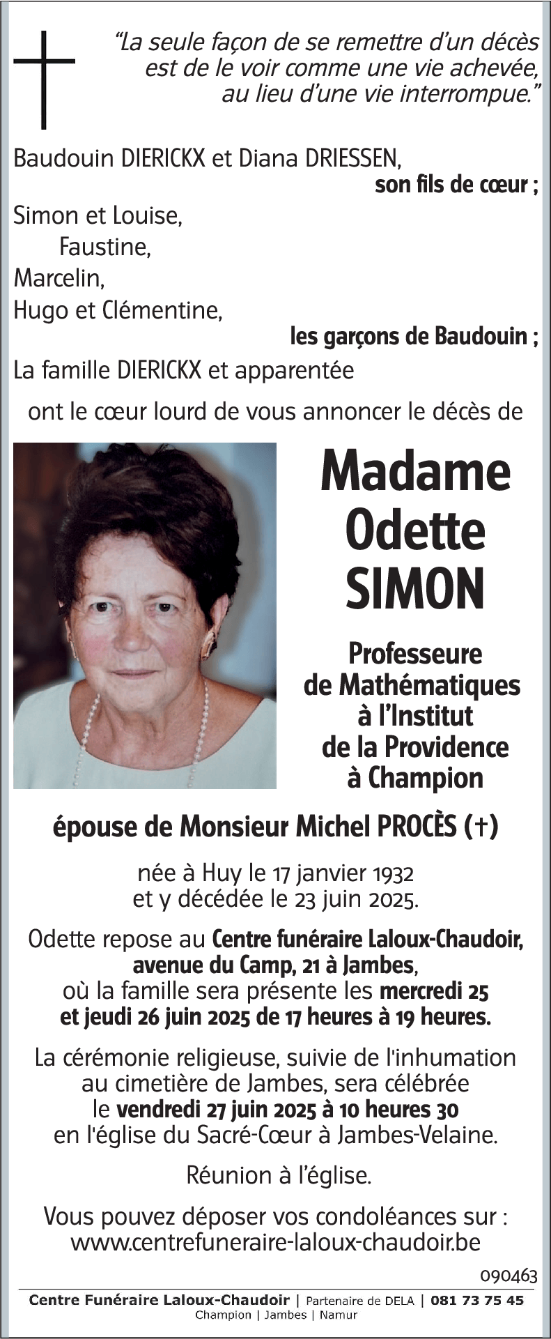 Odette SIMON