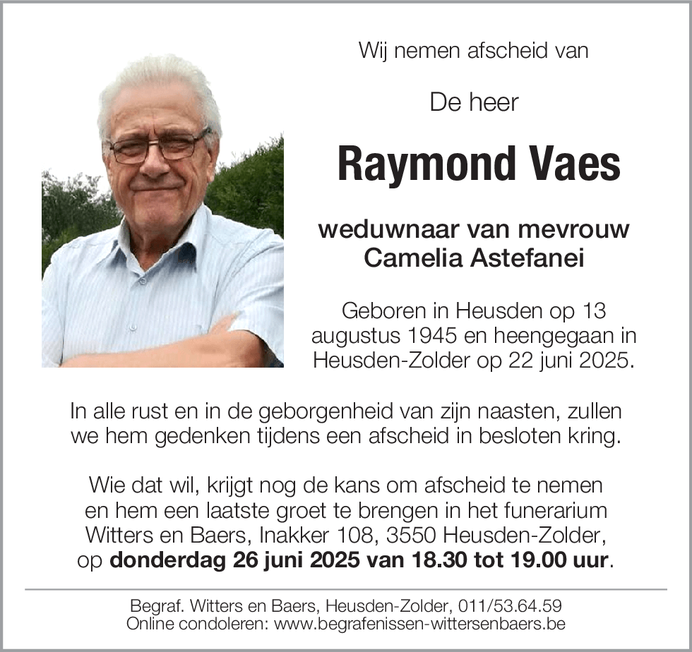 Raymond Vaes