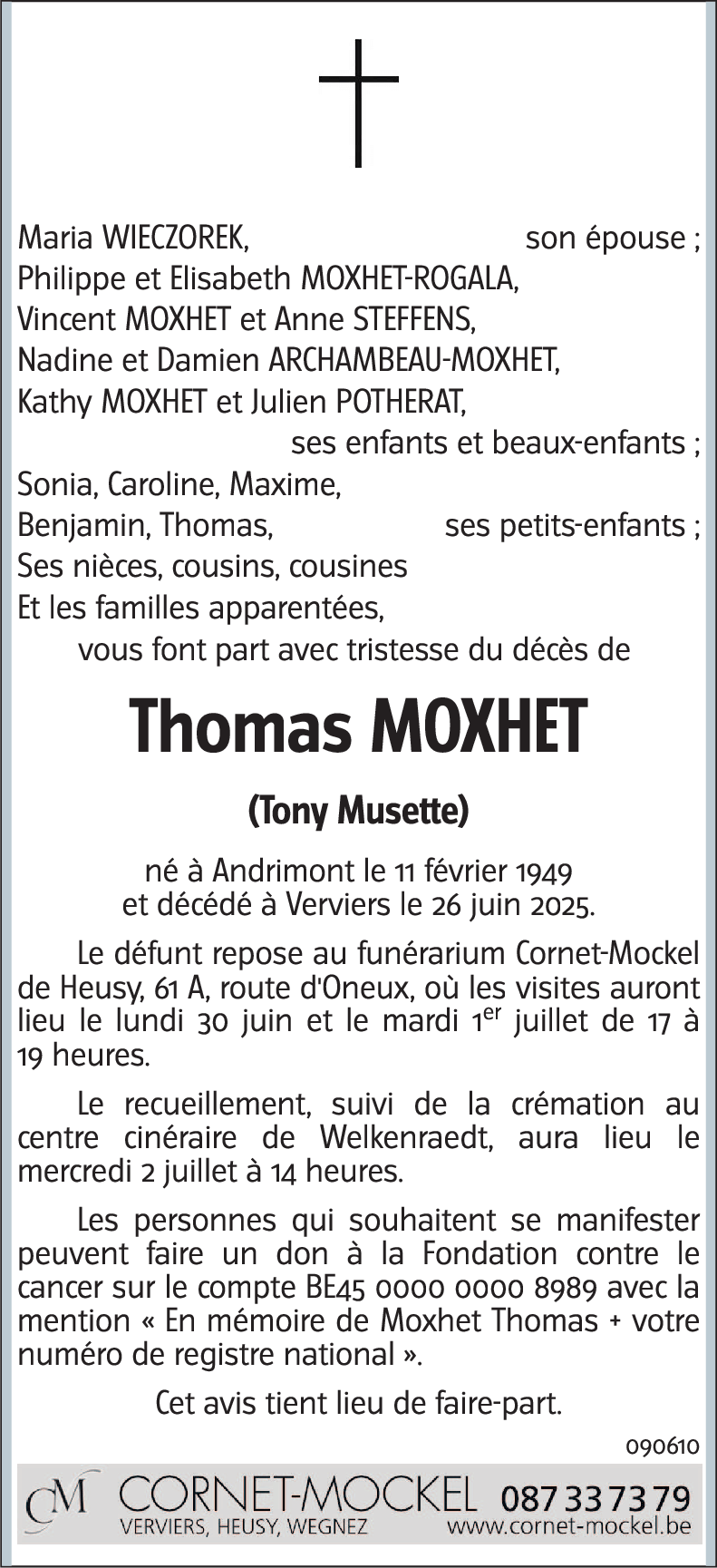 Thomas MOXHET
