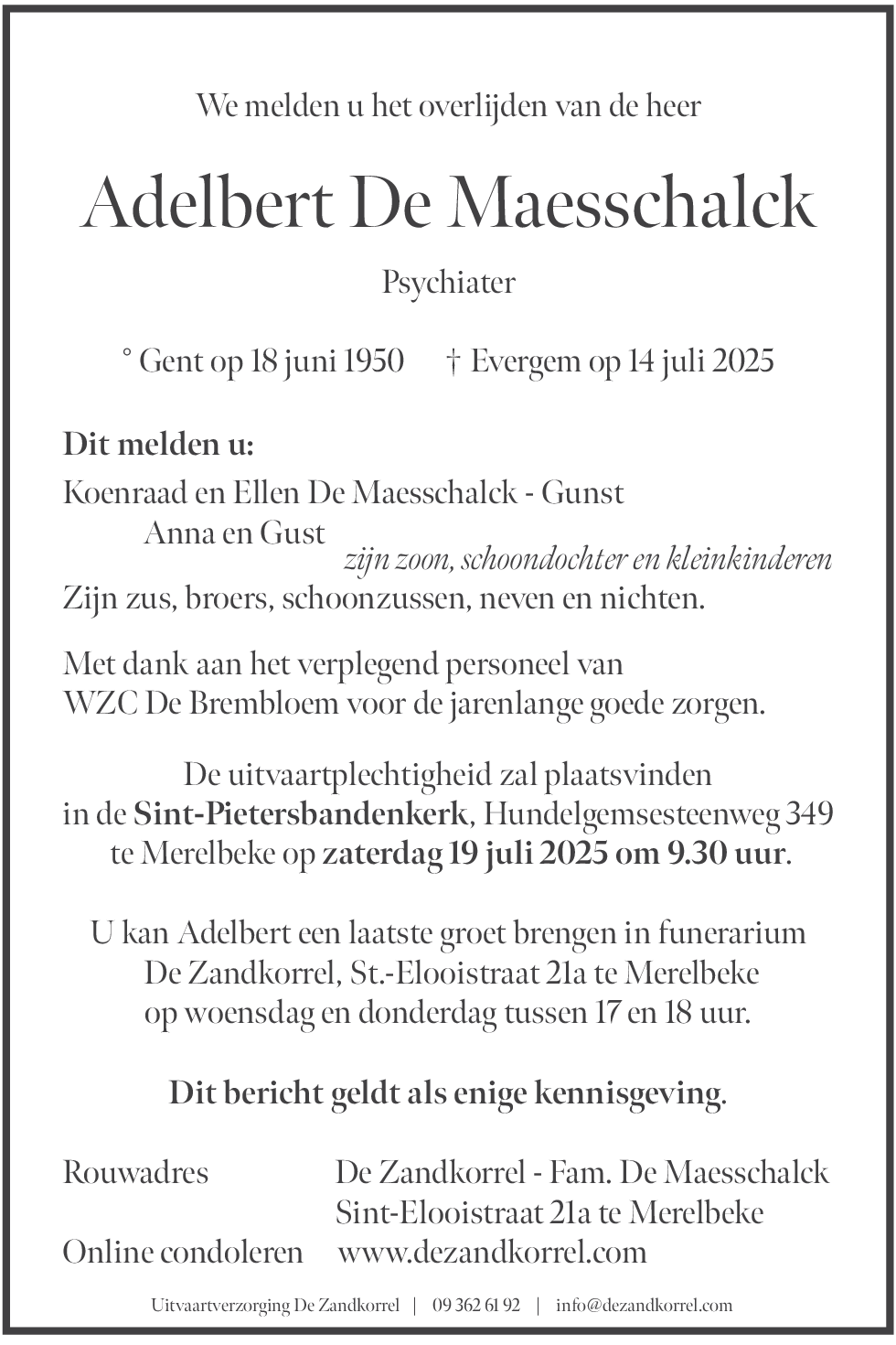 Adelbert De Maesschalck