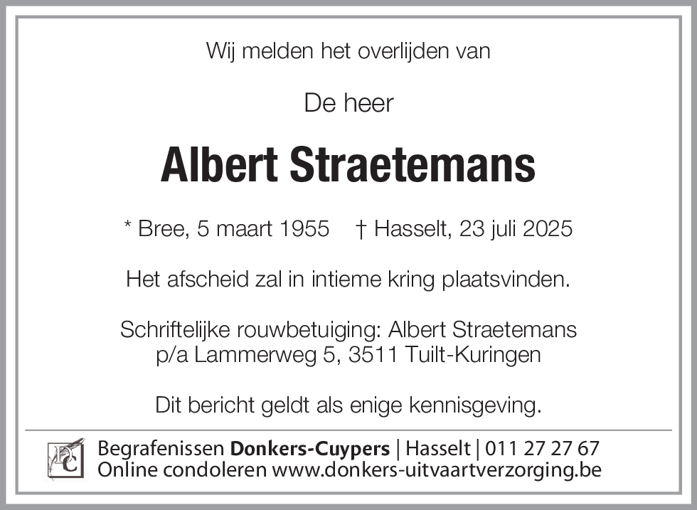 Albert Straetemans