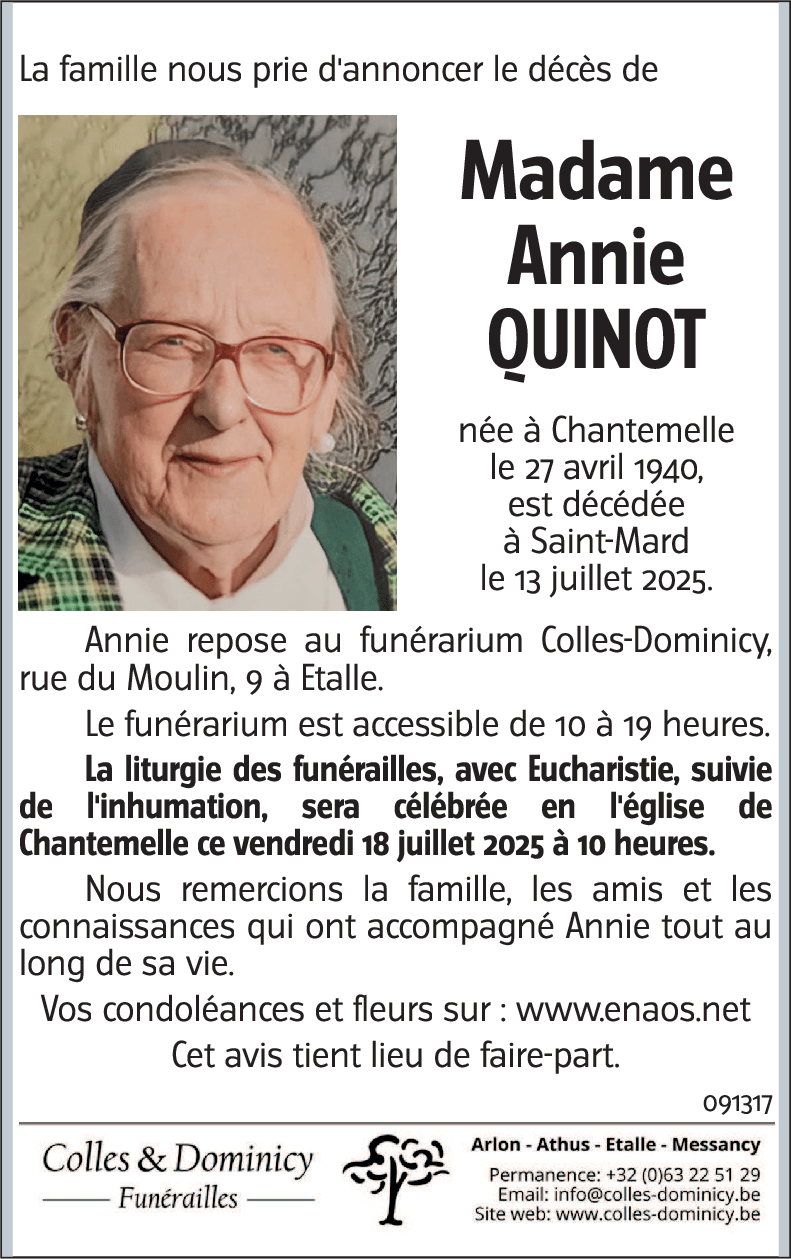 Annie QUINOT