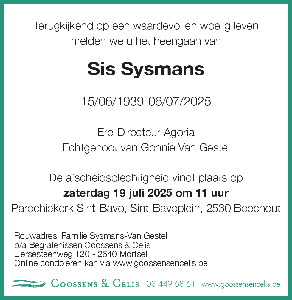Camillus Sysmans