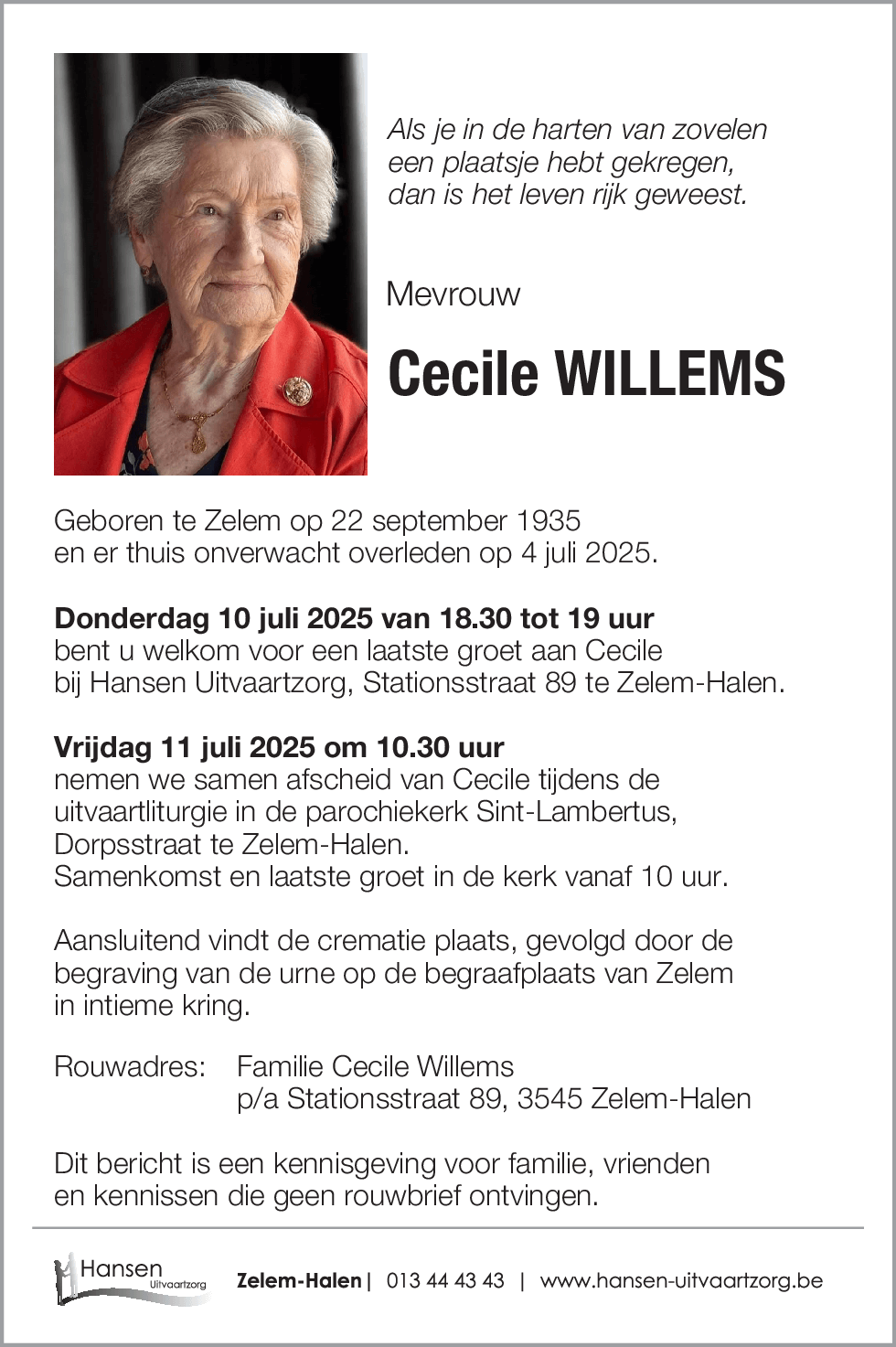 Cecile WILLEMS