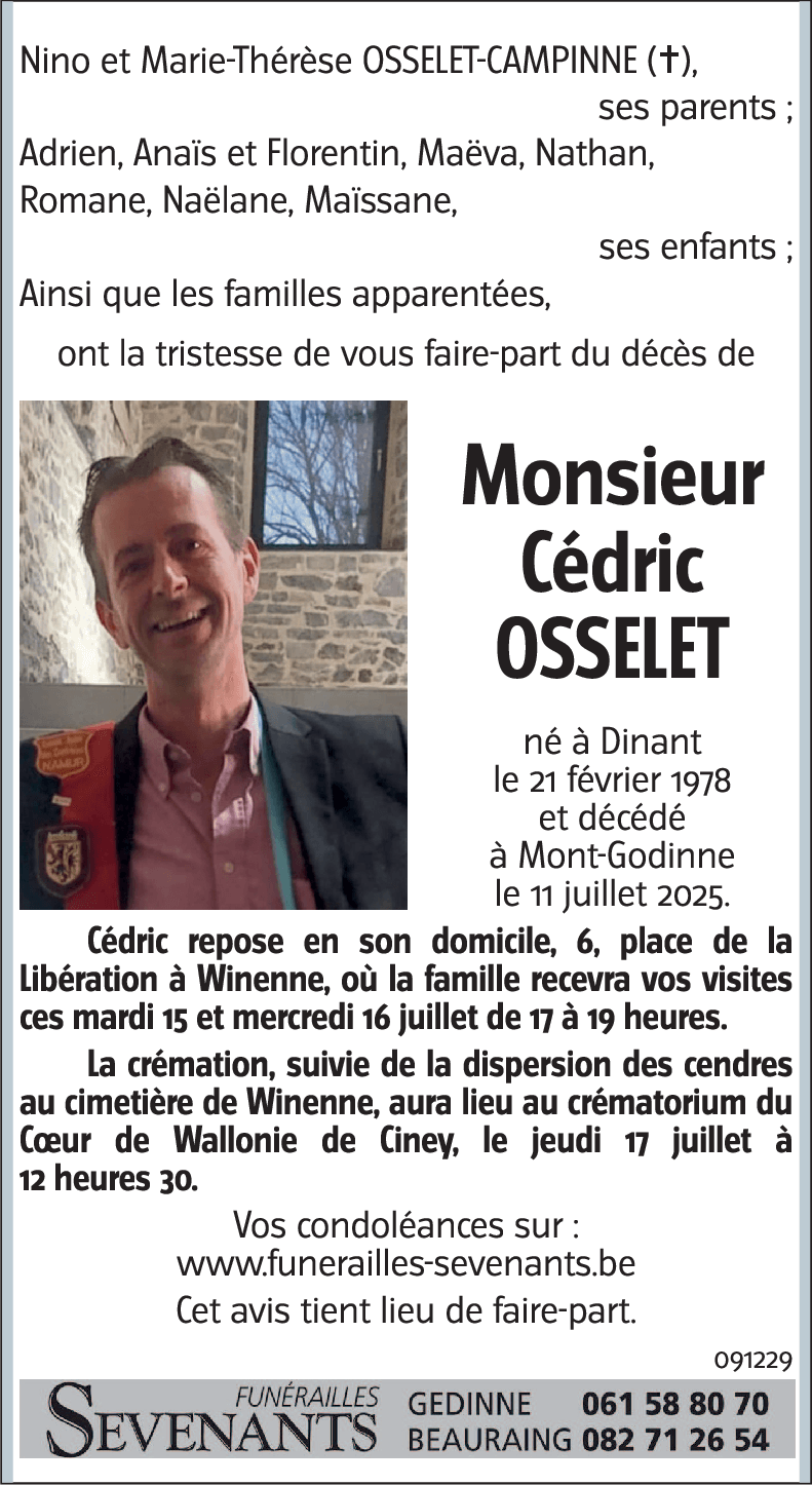 Cédric OSSELET
