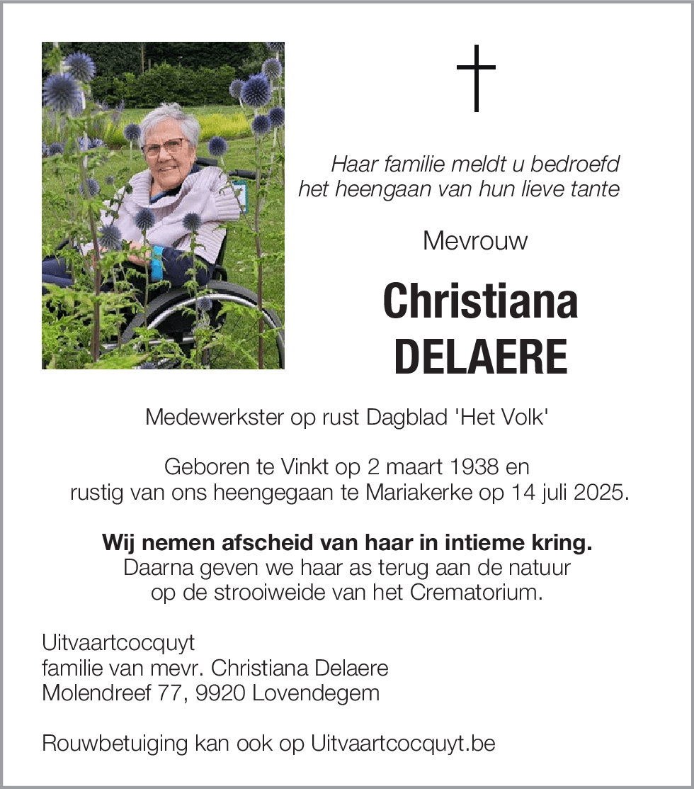 Christiana Delaere