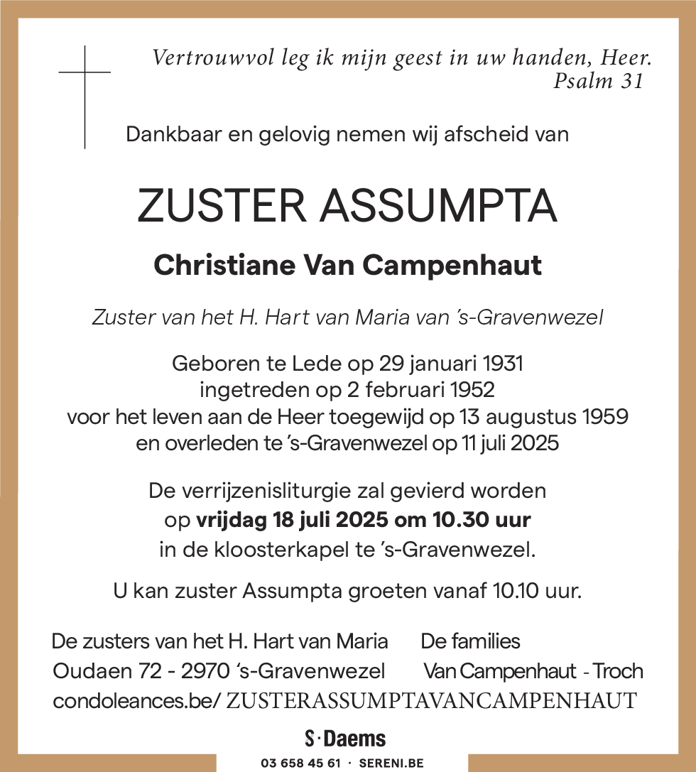 Christiane Van Campenhaut