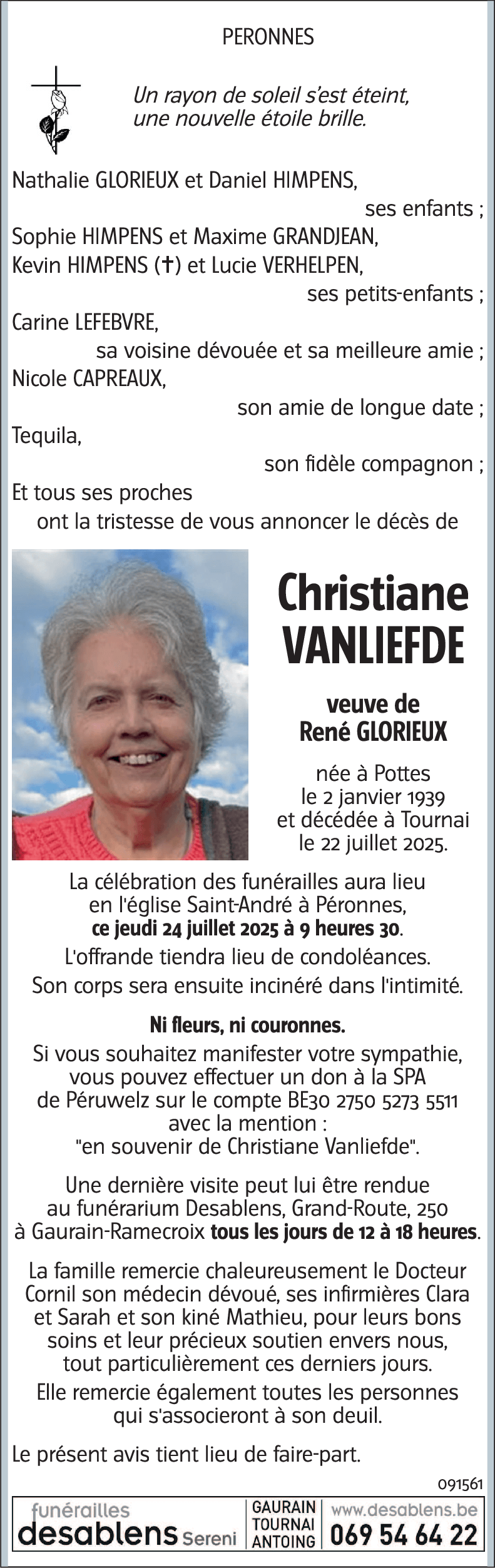 Christiane VANLIEFDE