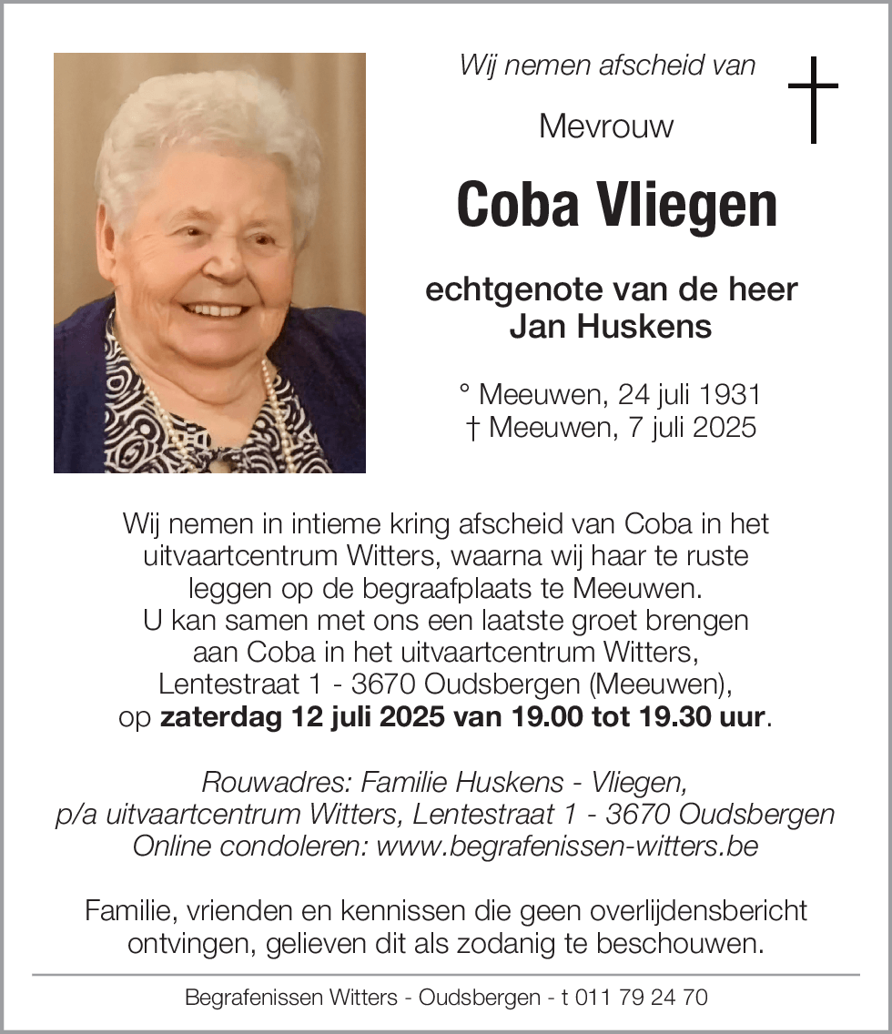 Coba Vliegen