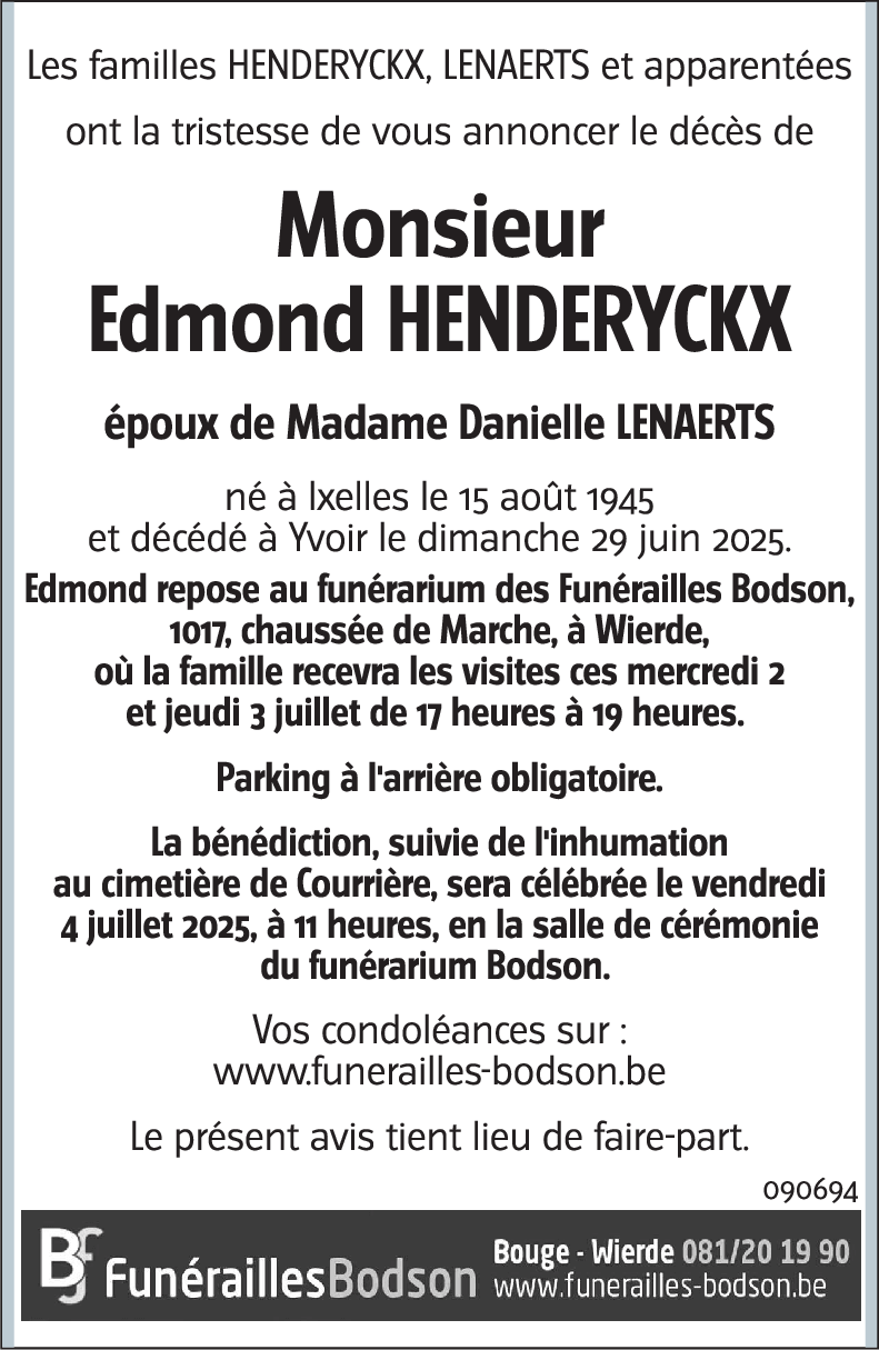 Edmond HENDERYCKX